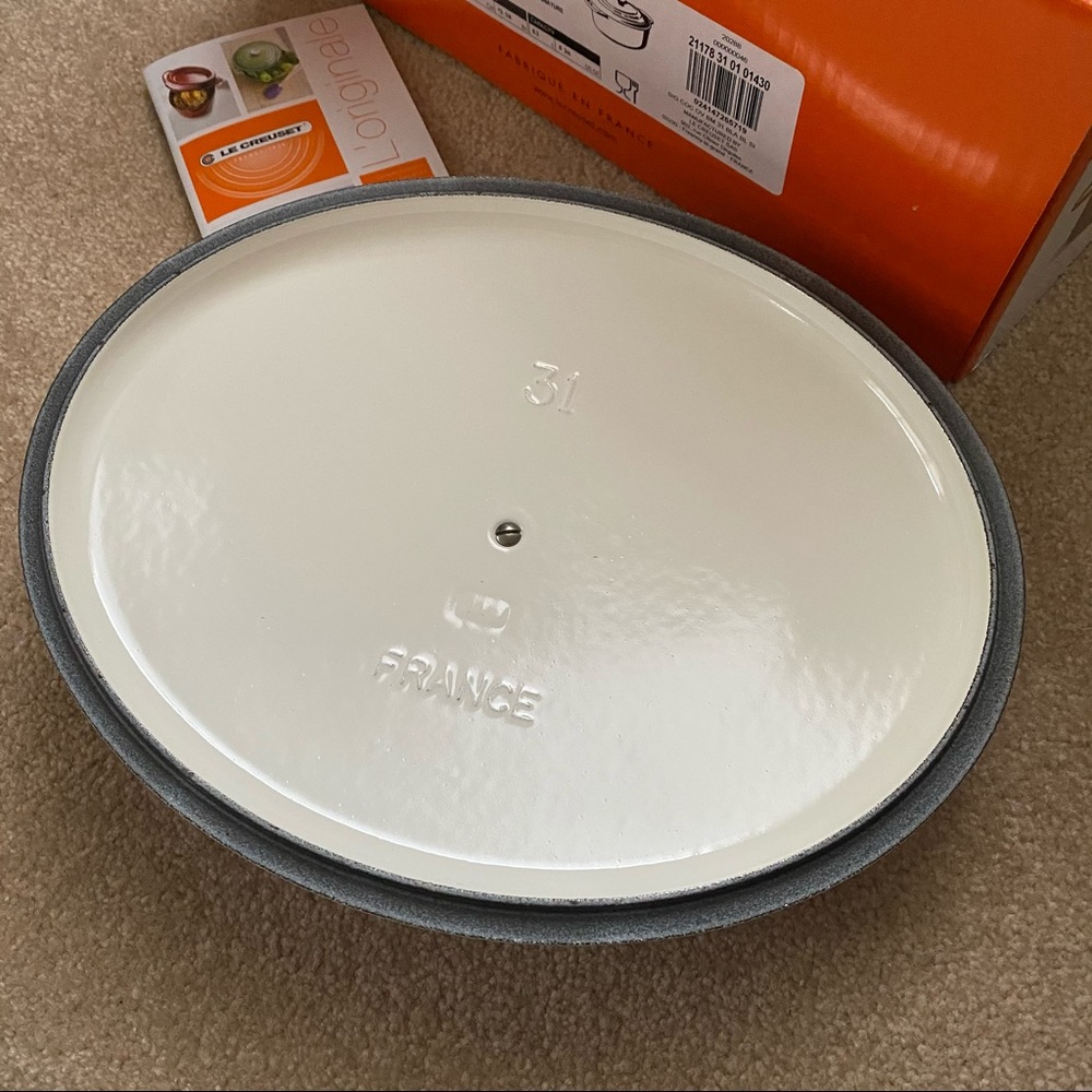 Le Creuset new 6.75q #31 white - Picture 8 of 11